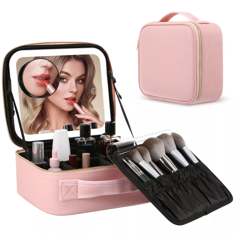 LED Travel Makeup Case